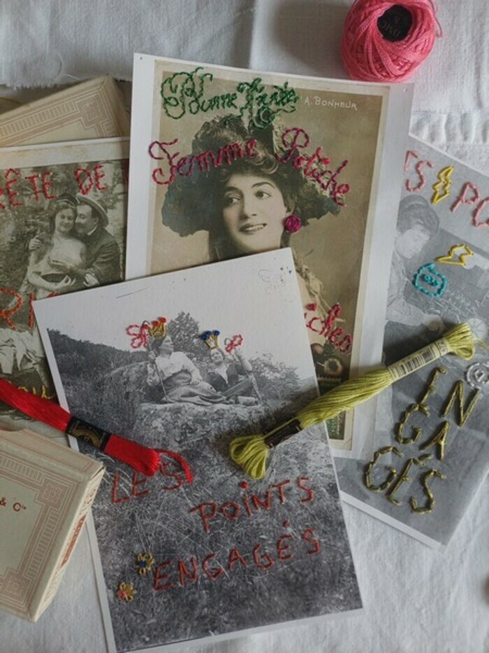 Atelier de broderie "Les points engagés"