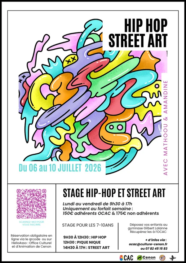 Stage Hip hop et street art
