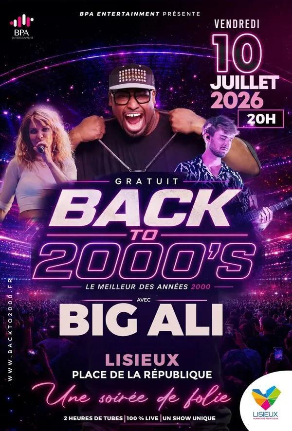Concert RDV de l'été - Back to 2000's avec Dj Big Ali