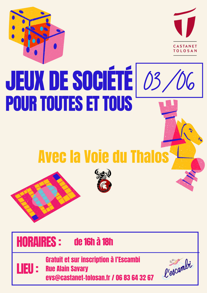 Jeux de société avec la Voie du Thalos