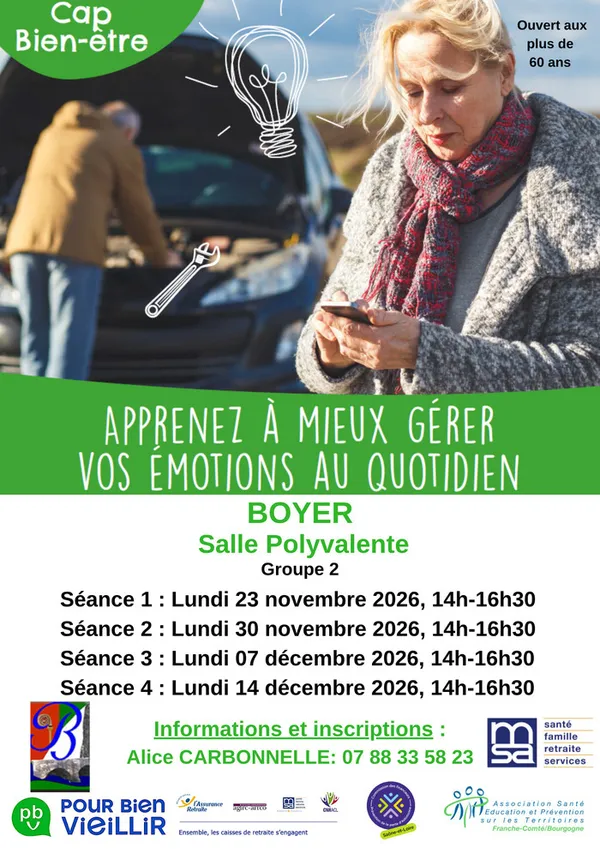 Parcours CAP BIEN ETRE à BOYER