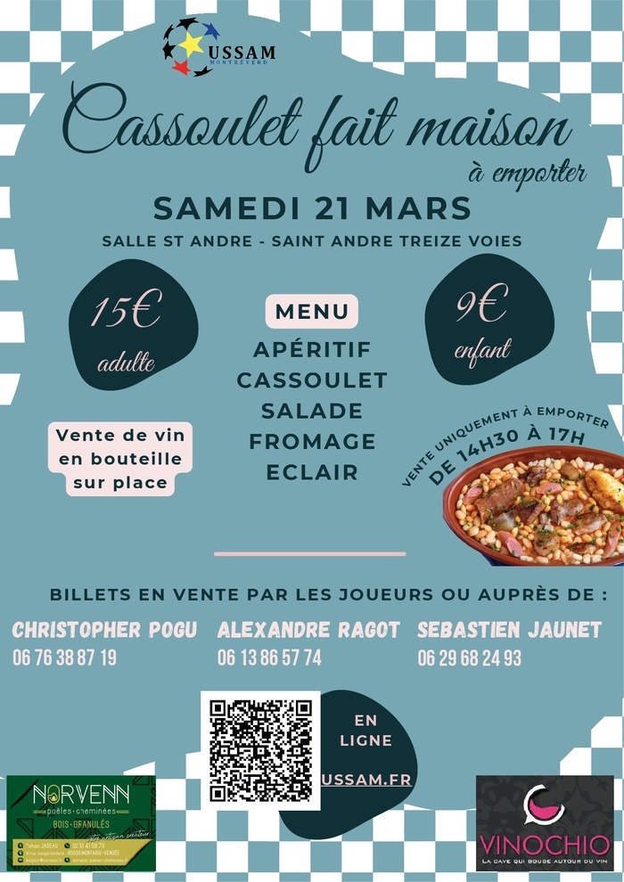 Cassoulet fait maison à emporter