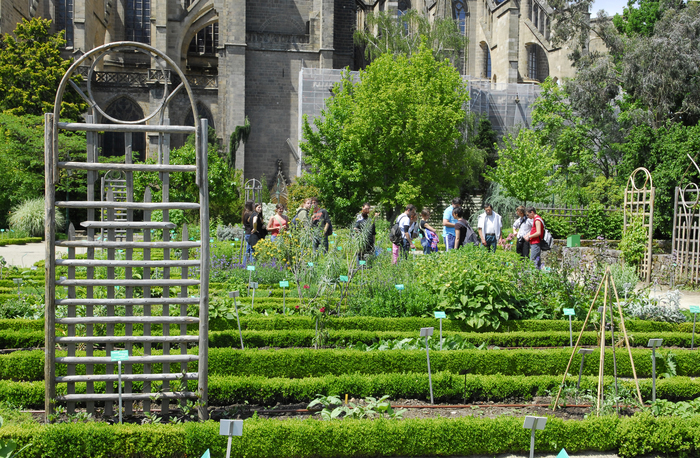 Balade dans les jardins de l'Évêché