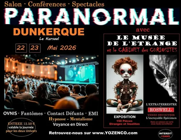 Salon du Paranormal au Kursaal de Dunkerque - 2ème édition
