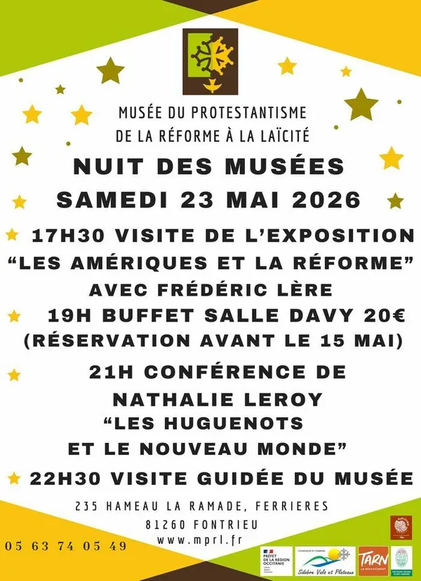Conférence « Les huguenots et le nouveau monde » Nathalie Leroy