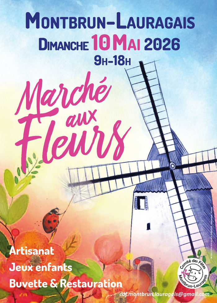 Marché aux fleurs de Montbrun-Lauragais
