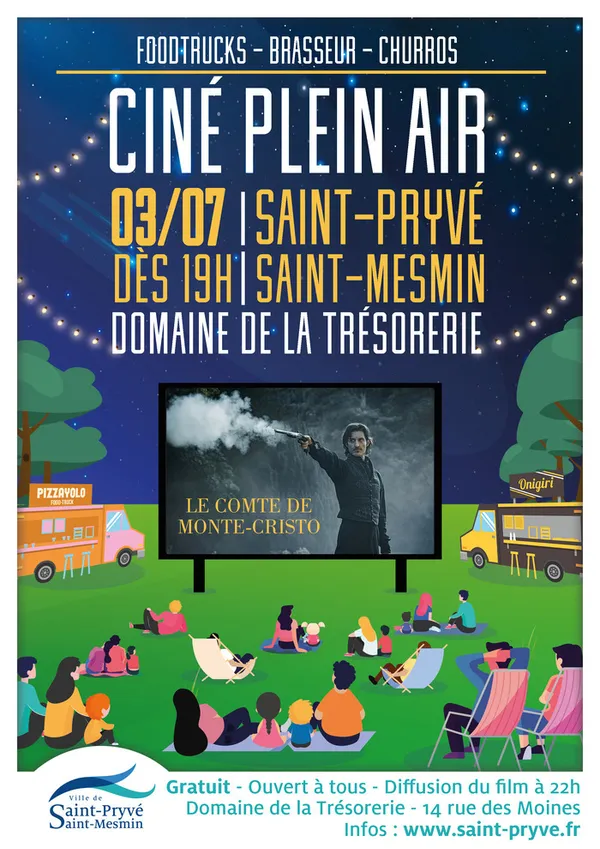 Ciné plein Air - Le Comte de Monte-Cristo