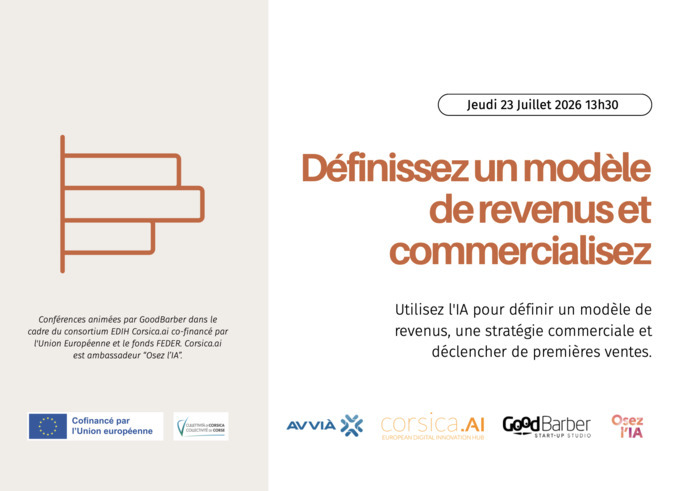 Définissez un modèle de revenus et commercialisez