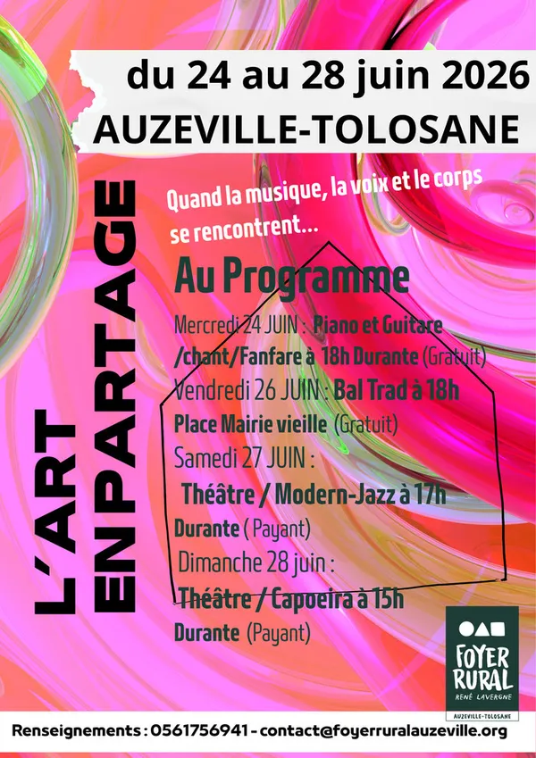 L'ART EN PARTAGE - Quand la musique, la voix et le corps se rencontrent ..