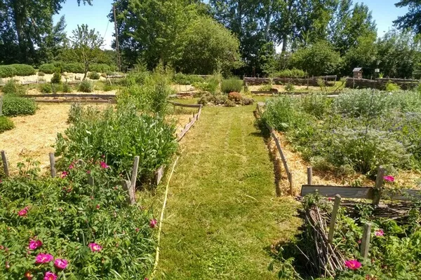 Déambulation libre dans le jardin de Claire et Sébastien