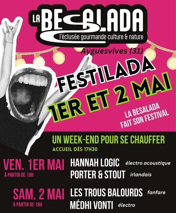 Festilada concerts à la guinguette Besalada