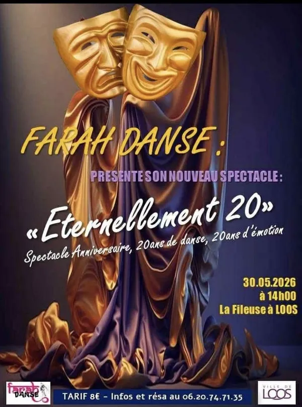 L'association FARAH DANSE fête ses 20 ans, et vous présente son GALA 2026