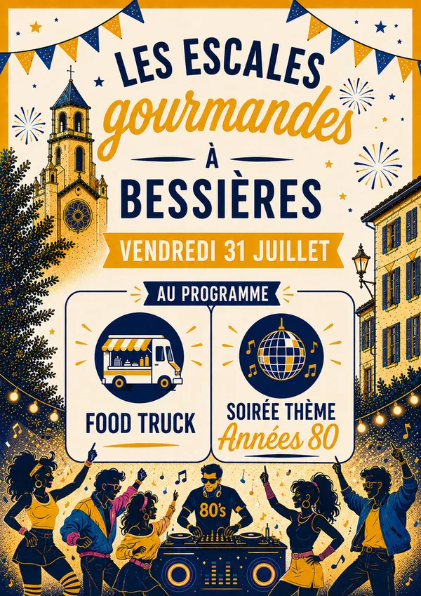 Escale Gourmande #5 SOIRÉE ANNÉE 80