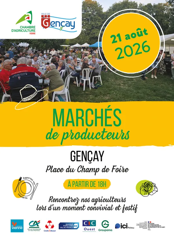 Marchés de producteurs - Gençay