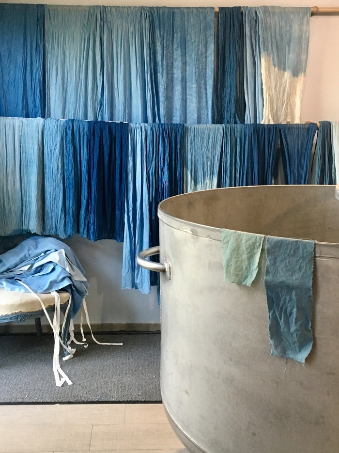Atelier Teinture Sac au Muséum du Pastel