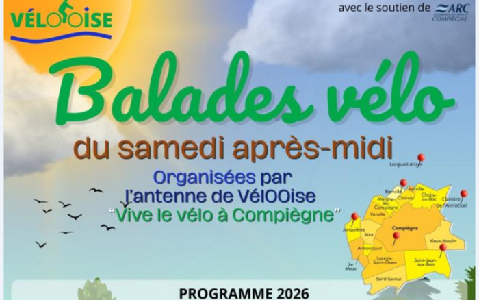 Balade à vélo de Compiègne à Saint Jean aux Bois