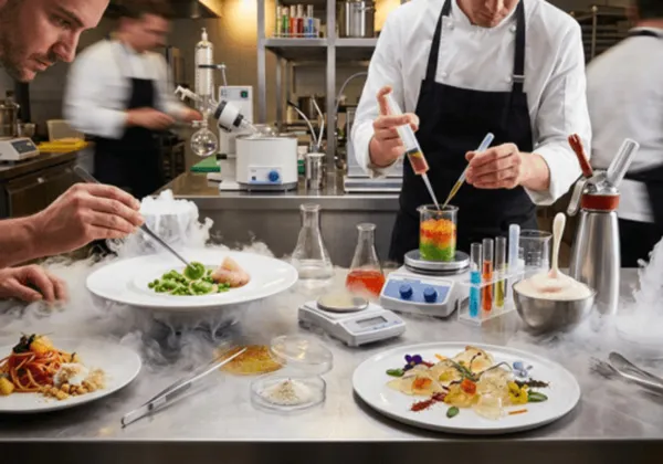 Conférence : "la cuisine et la chimie"
Changements physiques et chimiques dans la cuisine : de la préhistoire vers la gastronomie moléculaire.