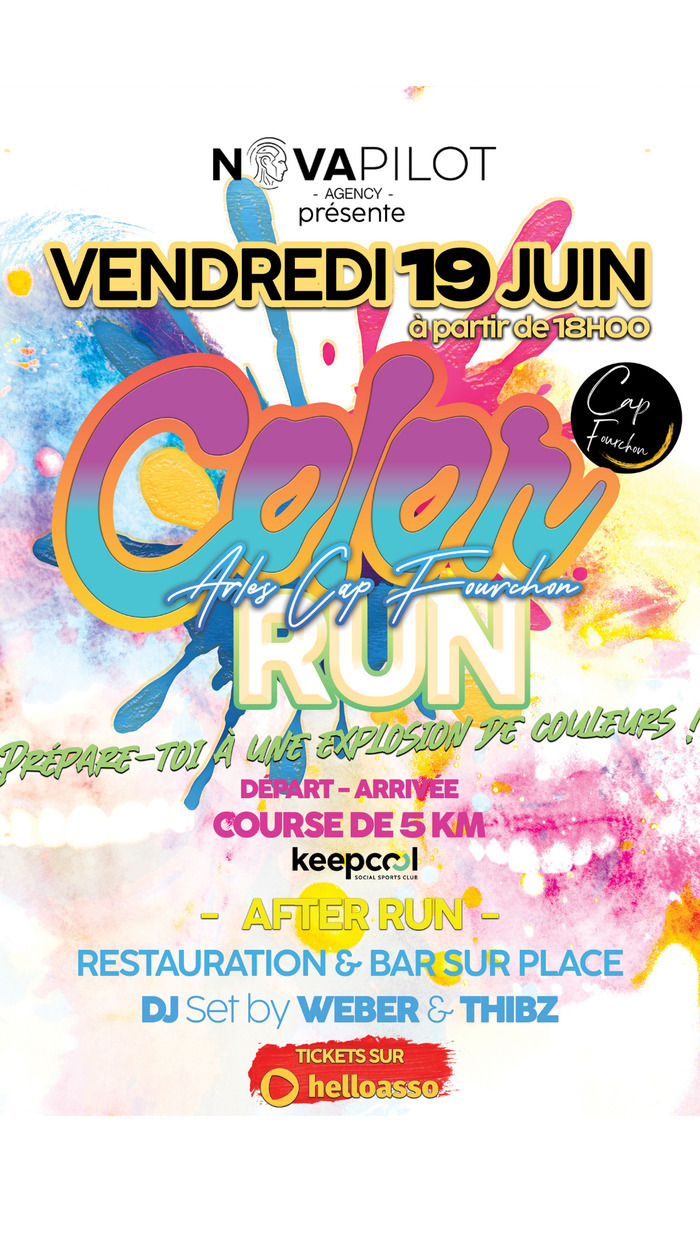 Color Run Cap Fourchon