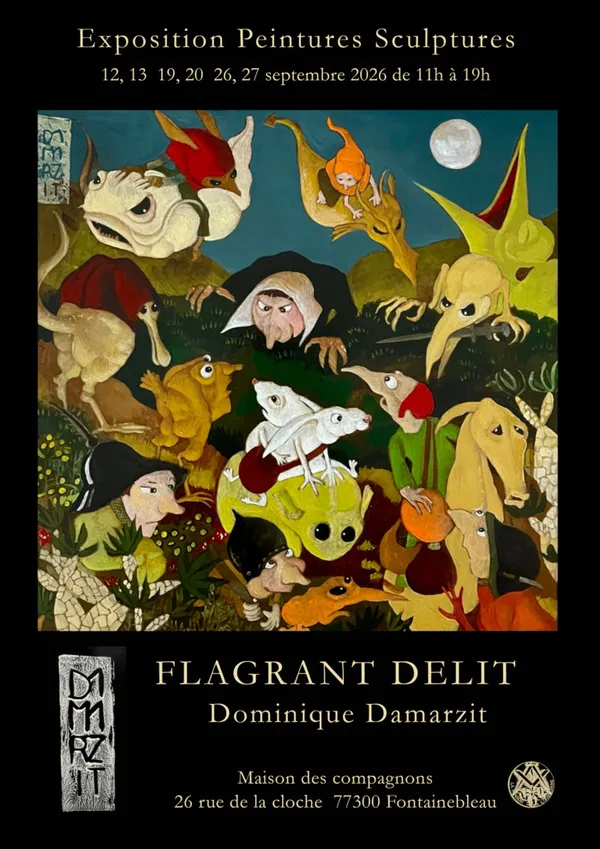 Aperçu de la Maison des Compagnons, exposition peintures et sculptures