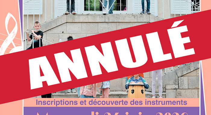ANNULATION - L'école municipale de musique d'Amilly vous ouvre ses portes