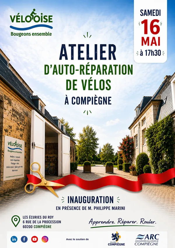 INAUGURATION DE L'ATELIER D'AUTO-REPARATION DE COMPIEGNE