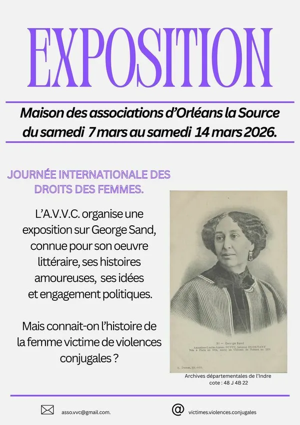 A l'occasion de la journée internationale des droits des femmes, exposition sur George Sand