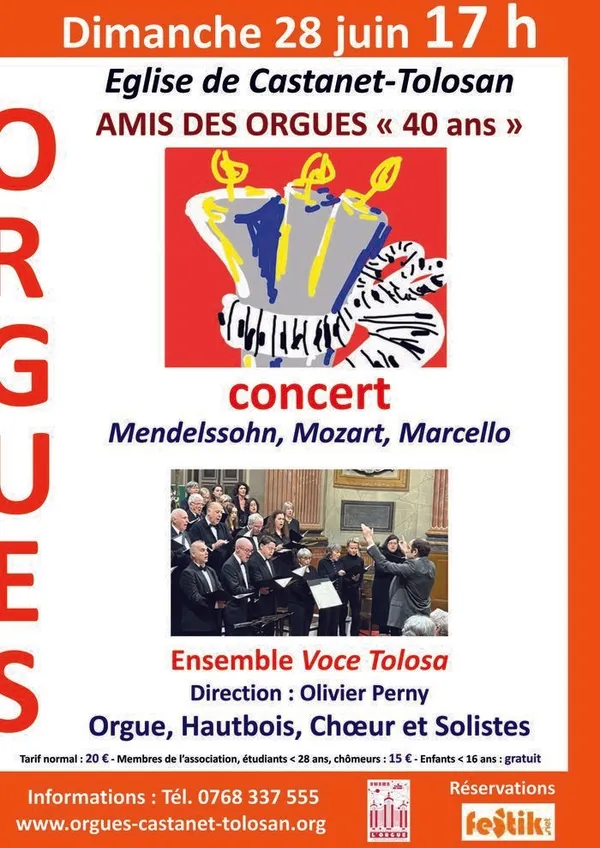 Concert Voce Tolosa - Mendelssohn et Mozart