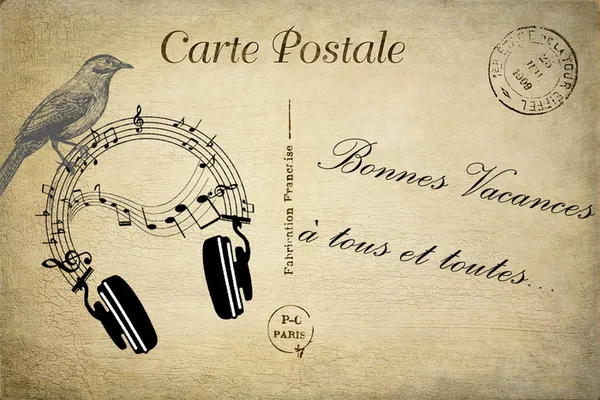 Créez une carte postale sonore