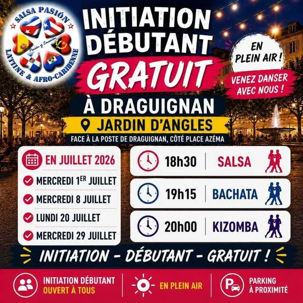 Danse - Initiation à la salsa, bachata et kizomba