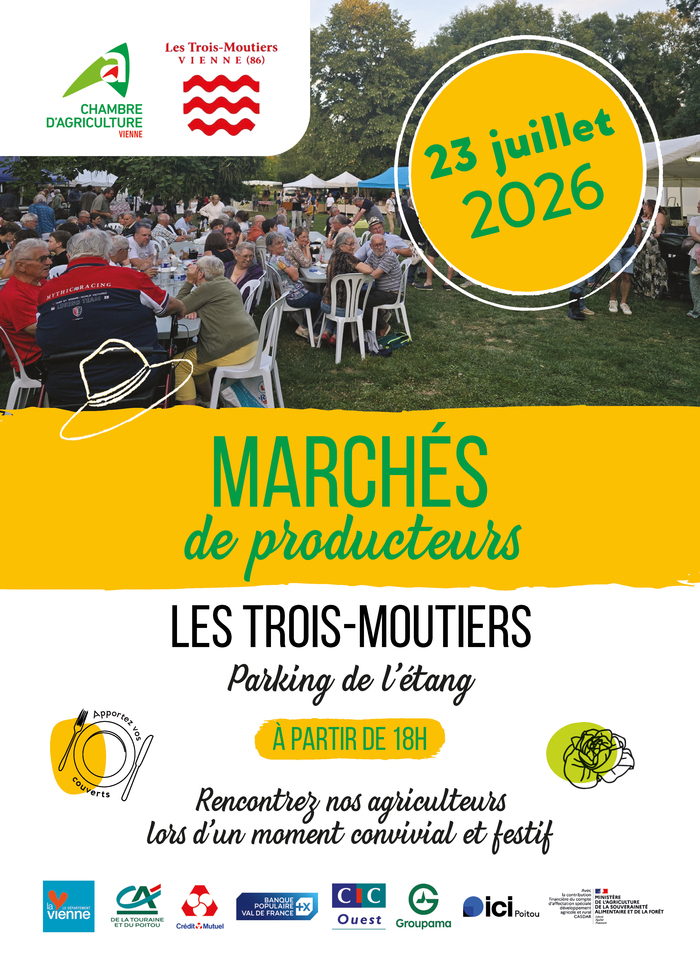 Marchés de producteurs - Les Trois-Moutiers