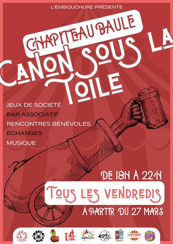 Canons sous la Toile