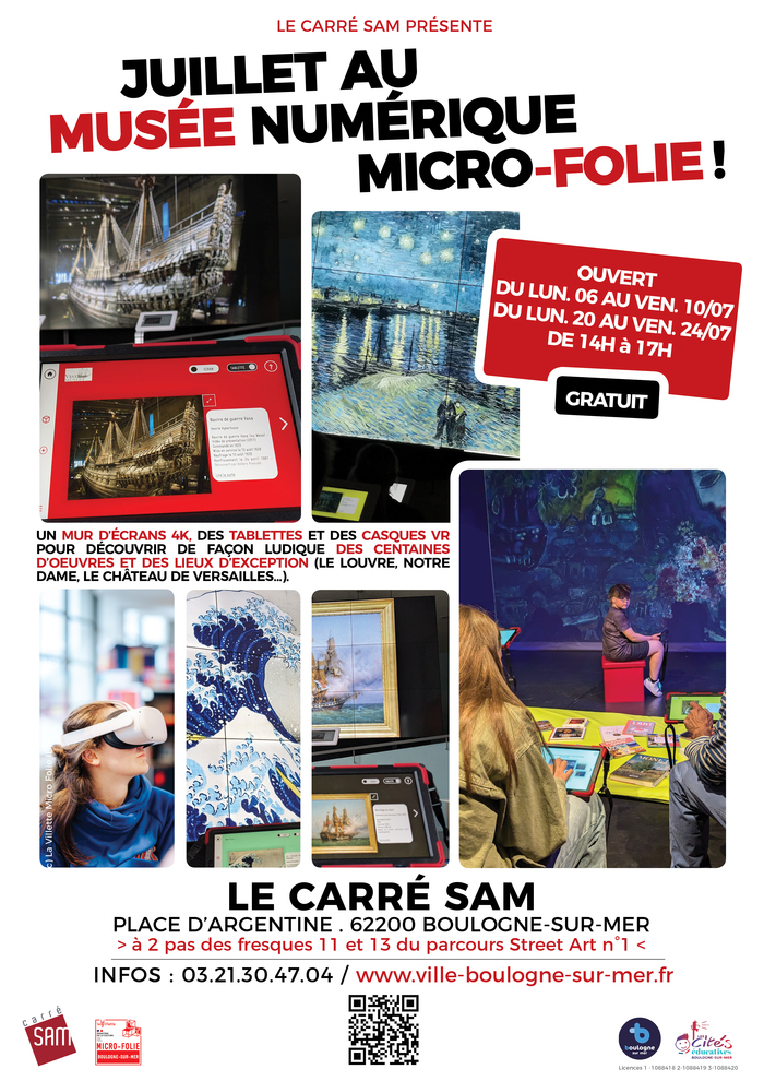 JUILLET AU MUSEE NUMERIQUE MICRO-FOLIE