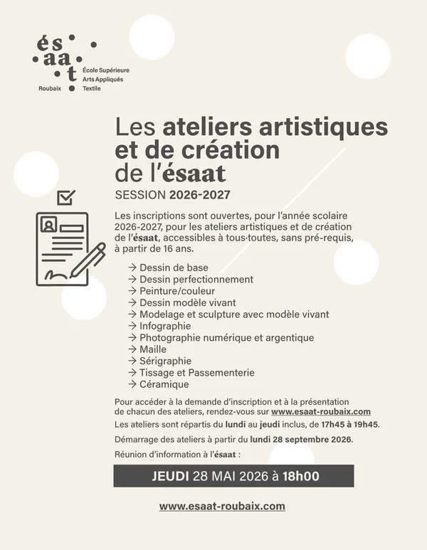 Ateliers artistiques et de création