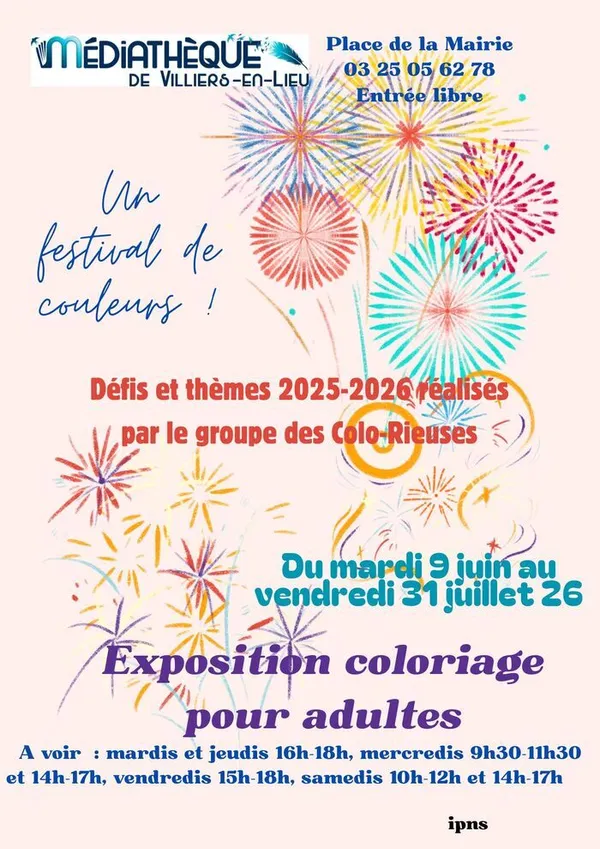 Exposition coloriage pour adultes