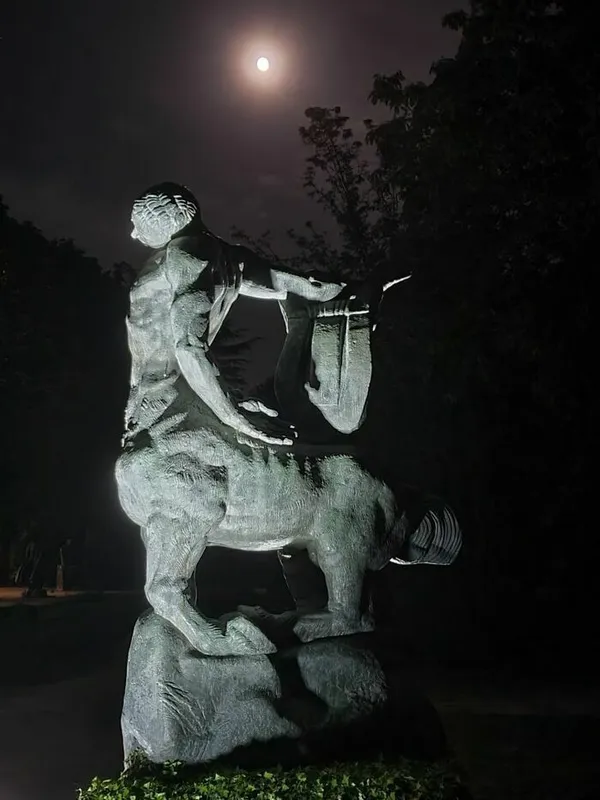 Mise en lumière d'une quinzaine de sculptures d'Antoine Bourdelle