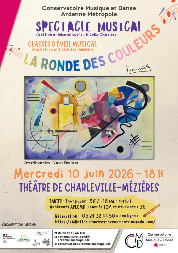 Spectacle des classes d'éveils du Conservatoire
