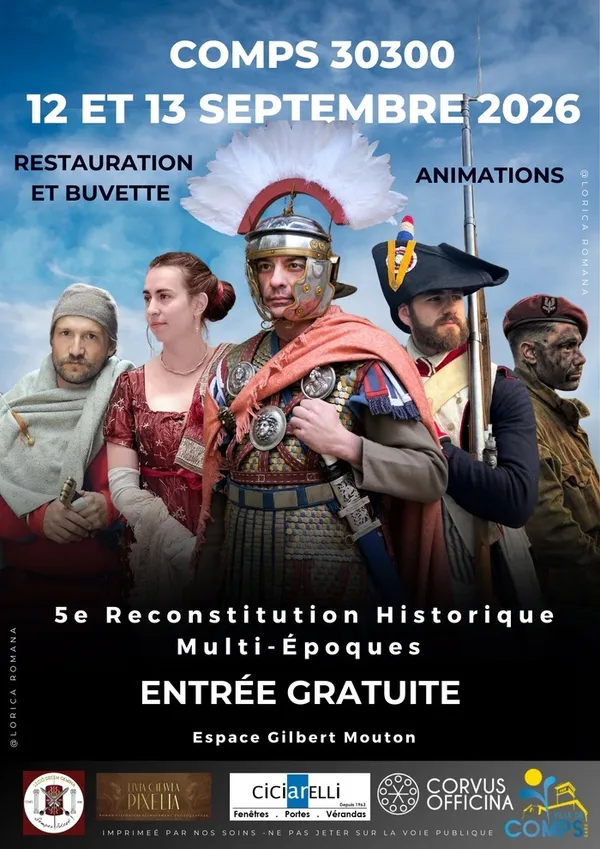 5ème Reconstitution Historique Multi-Époques Lorica Romana Comps 30300