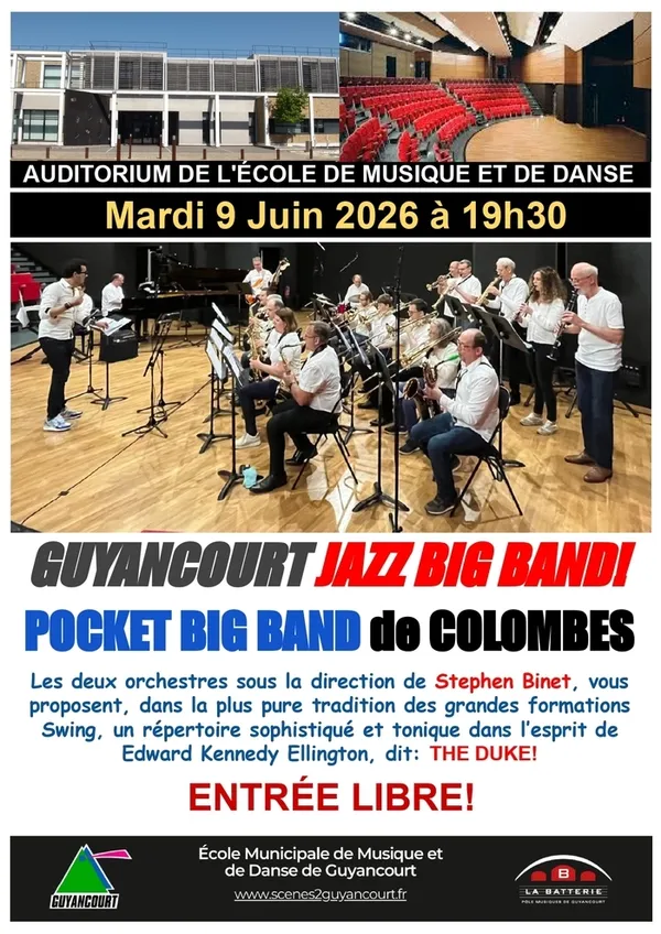 GUYANCOURT JAZZ BIG BAND! + POCKET BIG BAND