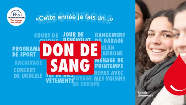 Don de sang - Salle festive Nantes Nord