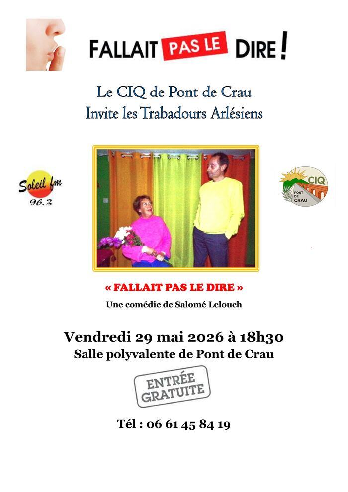 Pièce de Théâtre "Fallait pas le dire"