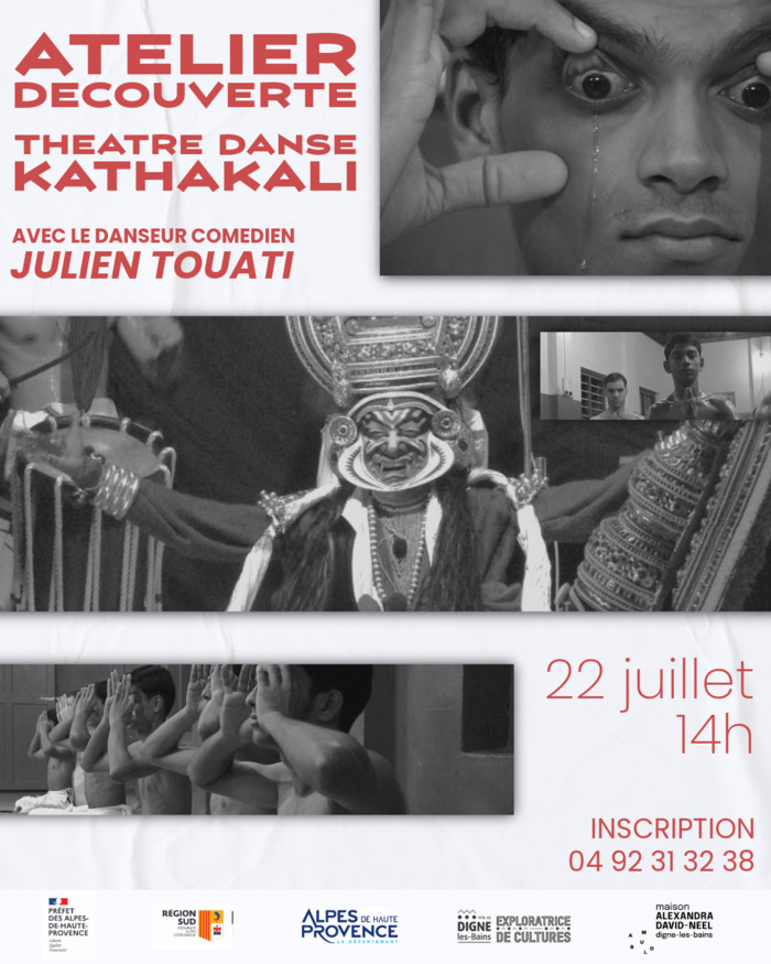 Atelier découverte - Théâtre dansé Kathakali avec Julien Touati