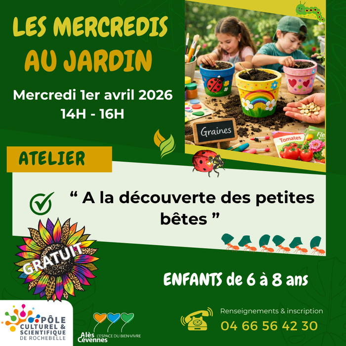 Les Mercredis du Pôle " A la découverte des petites bêtes "