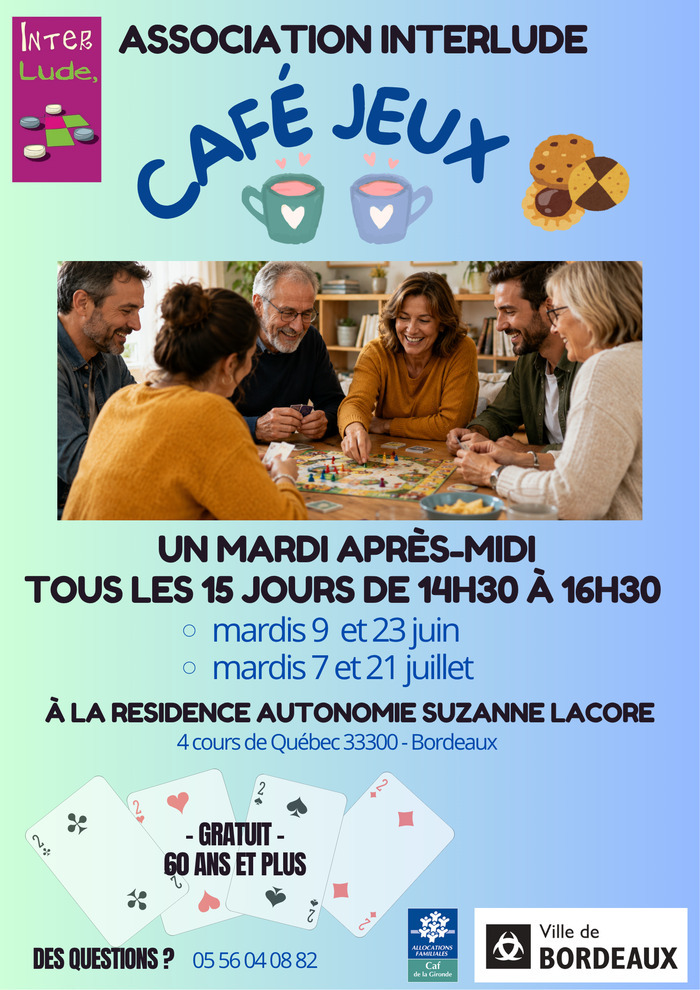 Café Jeux pour les Seniors !