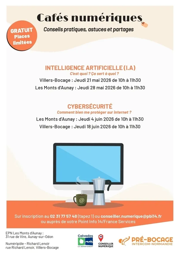 Cafés Numériques : L'Intelligence Artificielle (IA)