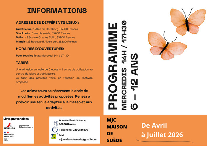 📣 Les programmes des mercredis après-midi sont disponibles !