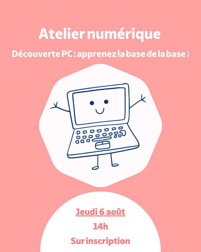 Atelier numérique, découverte PC