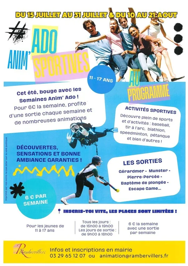 Animations' Ado Sportives