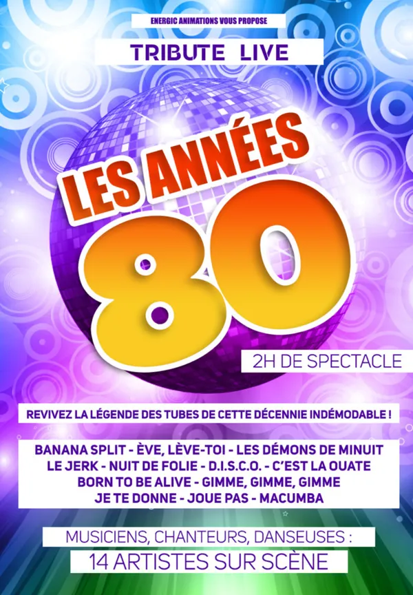 Les Années 80 le 18 août aux Arènes du Grau du Roi