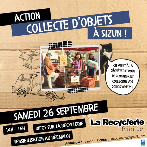 COLLECTE D'OBJETS À LA DÉCHETERIE DE SIZUN