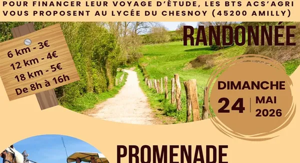 Randonnée et marchés de producteurs au lycée du Chesnoy